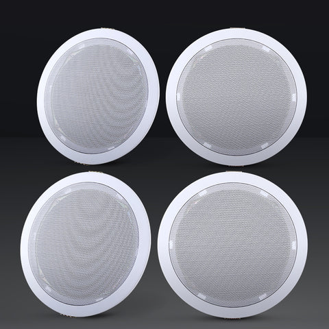 Giantz 6 Inch Ceiling Speakers In Wall Speaker Home Audio Stereos Tweeter 4pcs