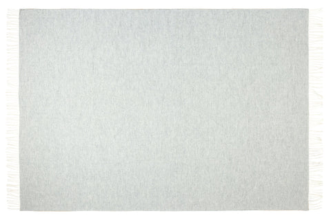 Chiswick Throw - Merino Wool/Cashmere - Light Grey