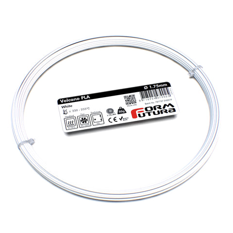 PLA 3D Filament Volcano PLA 1.75mm 50 gram White