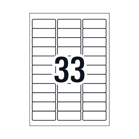 AVERY Gen Label L7157GU 33Up Bx100