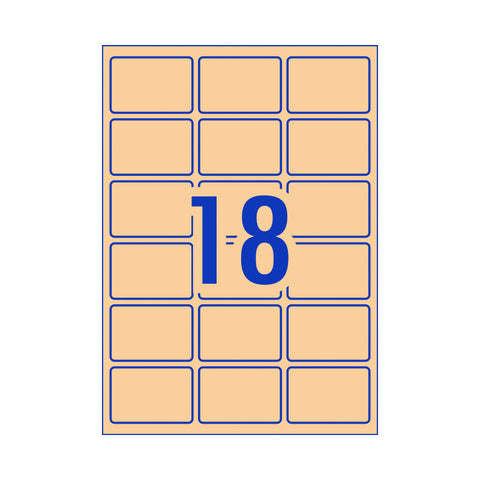 AVERY Label Rect Brn L7110 Pack of 270