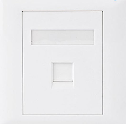 ASTROTEK CAT5e RJ45 Wall Face Plate 86x86mm 1 Port Socket Kit