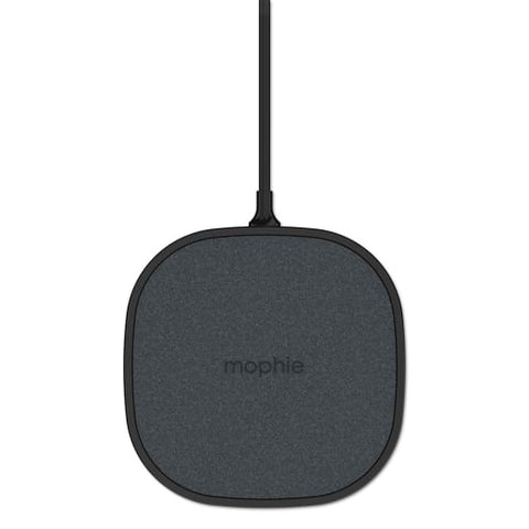 MOPHIE Wireless Charging Pad - For Apple Devices (QI Enabled) - Black (409903380), Faster Than Traditional Wall Chargers