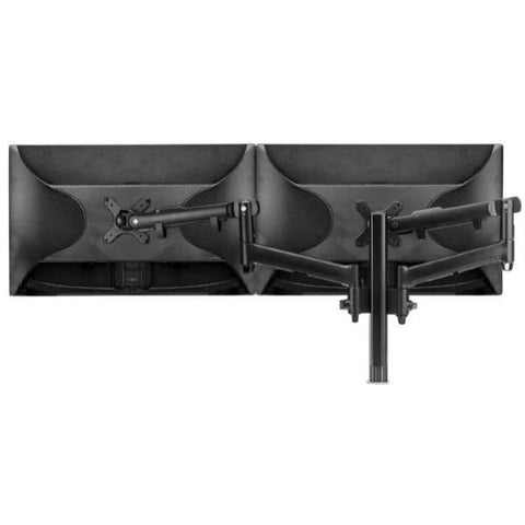 Atdec AWM Dual monitor arm solution - dynamic arms - 400mm post - F Clamp - black