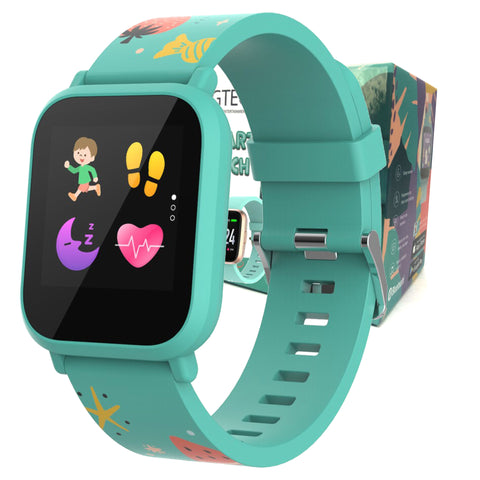 New DGTEC Kids Kidi Smart Watch Fit4Kid App Fitness Sport Tropical Green