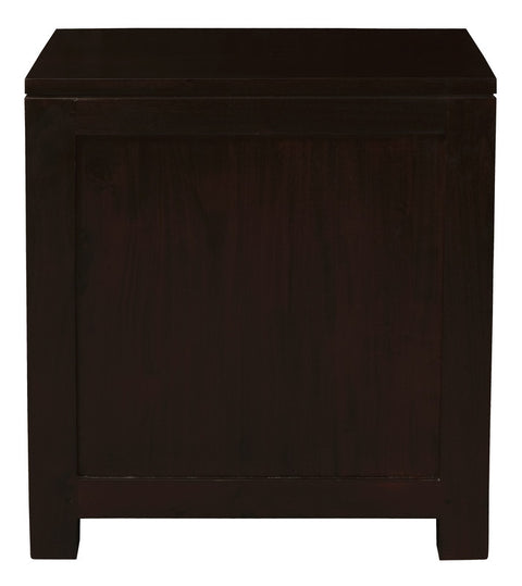Amsterdam 2 Drawer Bedside Table (Chocolate)