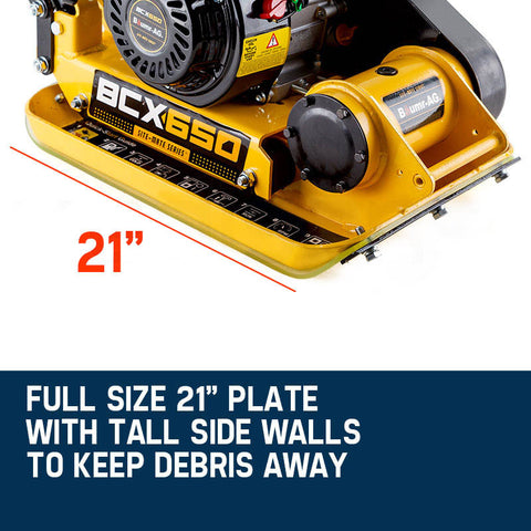 Baumr-AG 62kg 6.5HP Plate Compactor- BCX650