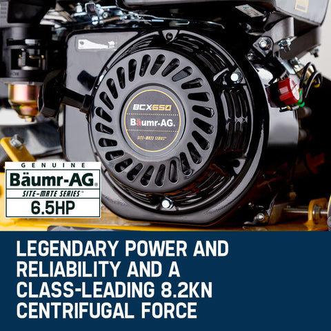 Baumr-AG 62kg 6.5HP Plate Compactor- BCX650