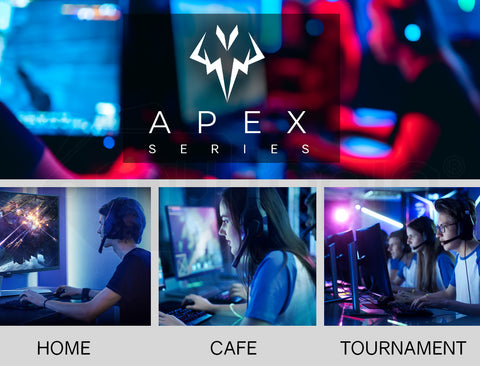 OVERDRIVE Diablo Reclining Gaming Chair Black & Red Office Computer Seat Neck Lumbar Horns