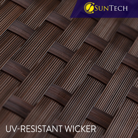 LONDON RATTAN 1pc Sofa Outdoor Furniture Setting Lounge Garden Cushion Couch