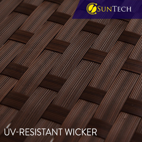 LONDON RATTAN 1pc Sofa Outdoor Furniture Wicker Lounge Corner Garden Chair