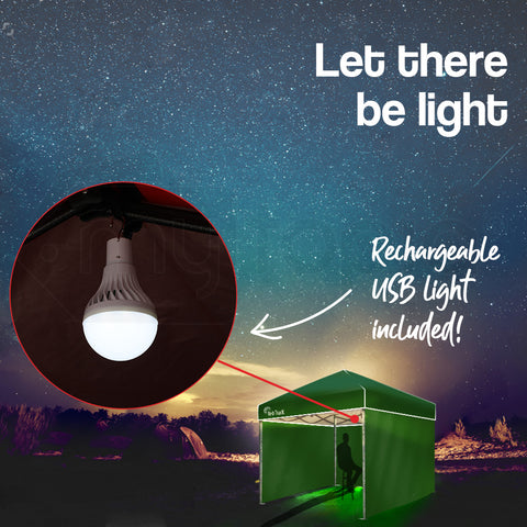 Red Track 3x3m Folding Gazebo Shade Outdoor Pop-Up Green Foldable Marque