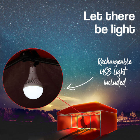 Red Track 3x6m Folding Gazebo Shade Outdoor RED Foldable Marquee Pop-Up