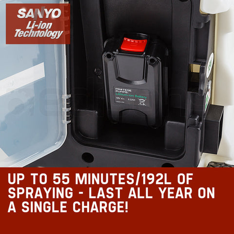 PROTEGE 30L Garden Weed Sprayer Cordless Electric Battery Portable Trolley Watering Farm Spraying