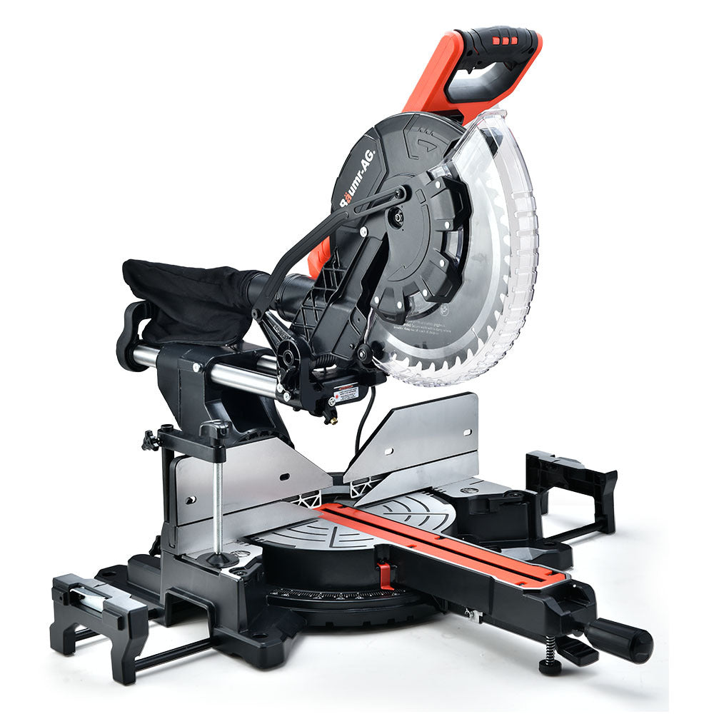 BAUMR-AG 305mm Compound Mitre Saw Dual Bevel Sliding Drop Saws 2200W ...