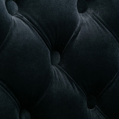 2x Height Adjustable Swivel Bar Stool Velvet Nailhead Barstool with Footrest