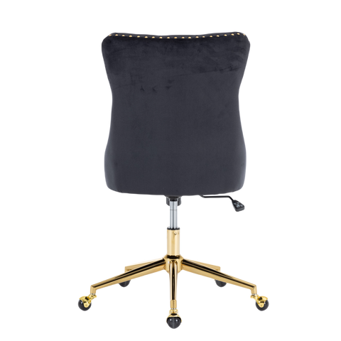 Velvet Home Office Chair- Beige