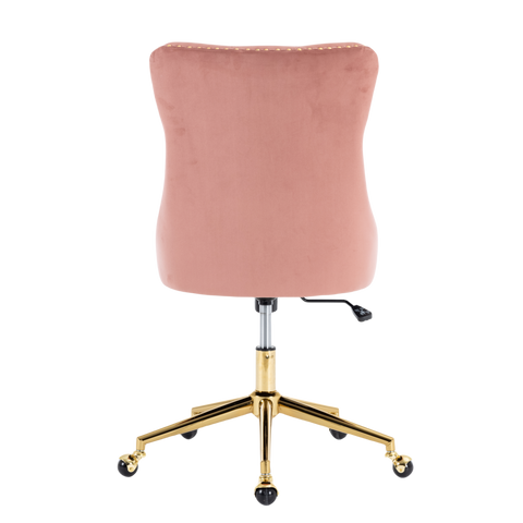 Velvet Home Office Chair- Grey