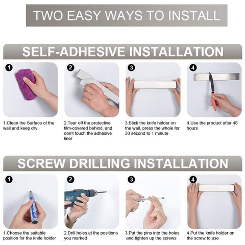 GOMINIMO Magnetic Knife Strip 40cm