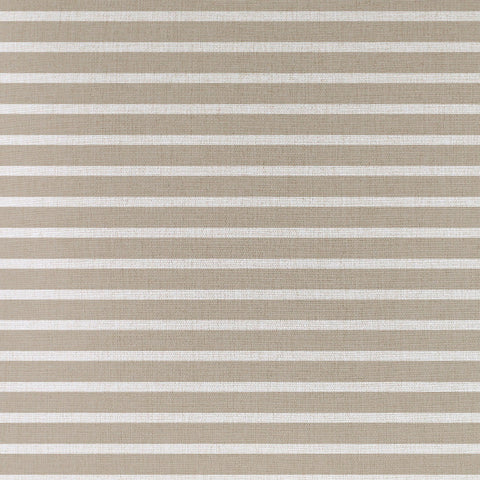 Cushion Cover-Coastal Fringe-Hampton Stripe Beige-45cm x 45cm