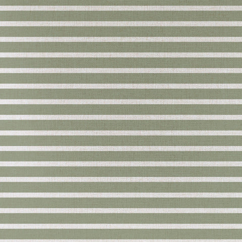 Cushion Cover-Coastal Fringe-Hampton Stripe Sage-45cm x 45cm