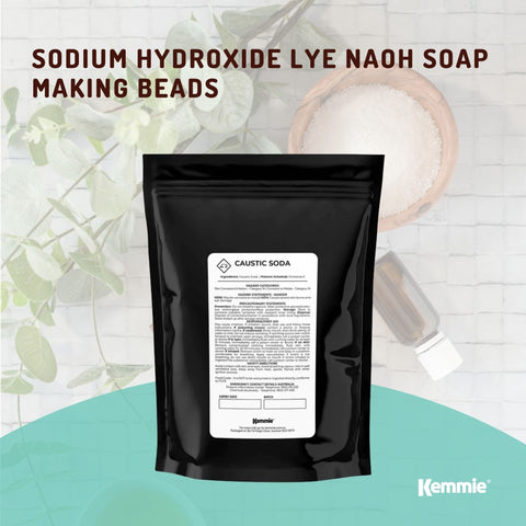 400g Caustic Soda Pearls Food Grade Sodium Hydroxide Lye NaOH Soap Making Beads