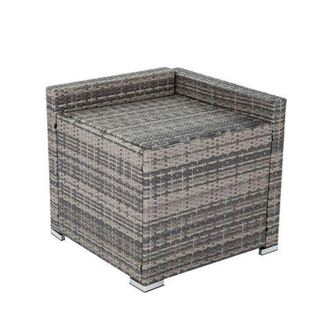 8PCS Outdoor Furniture Modular Lounge Sofa Lizard &#8211; Grey