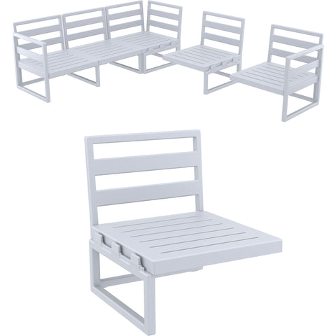 Mykonos Extension Part - Silver Grey