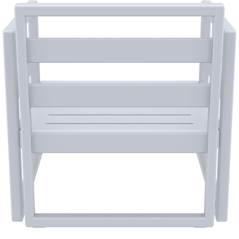 Mykonos Lounge Armchair - Silver Grey