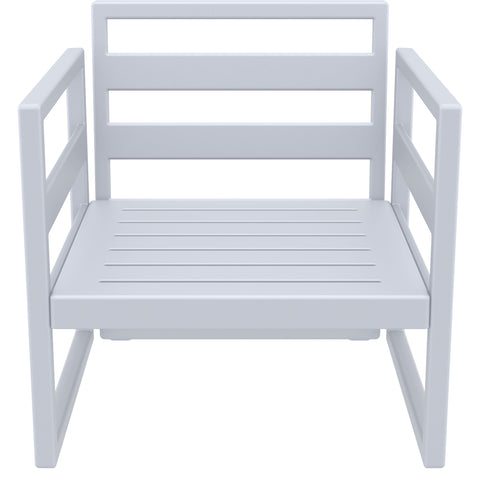 Mykonos Lounge Armchair - Silver Grey