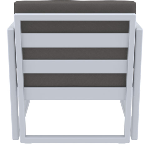 Mykonos Lounge Armchair - Silver Grey