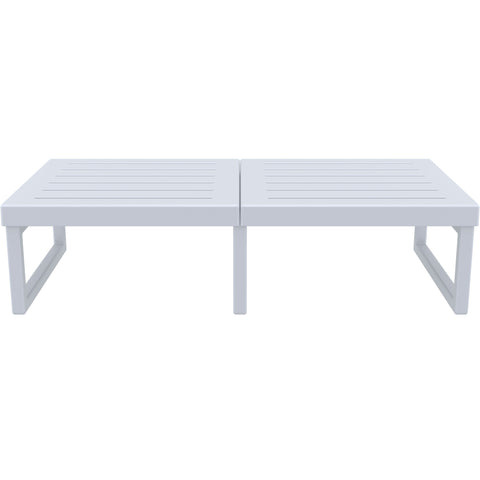 Mykonos Lounge Table XL - Silver Grey