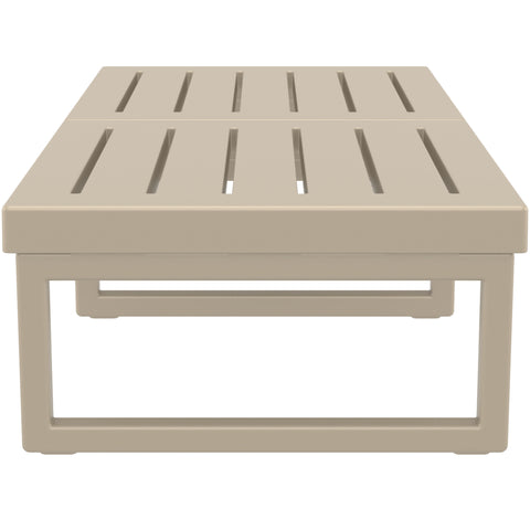 Mykonos Lounge Table XL - Silver Grey