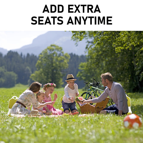 Samgong Lime Slender Chair Posture Correction Seat Floor Lounge Stackable