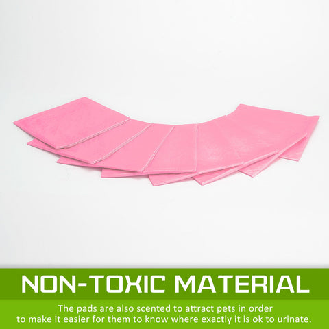 Paw Mate 100PCS Pink Pet Dog Cat Potty Training Toilet Mat Pads