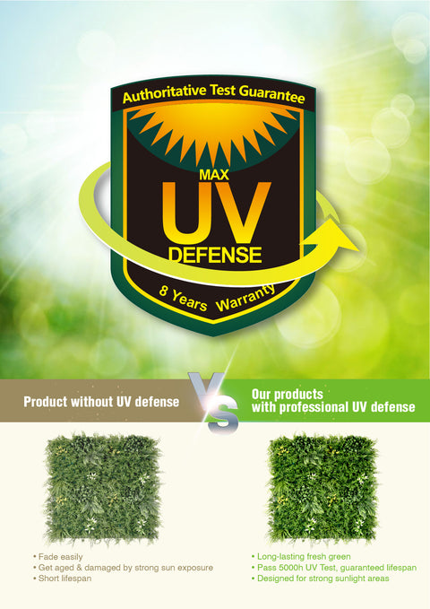 1 SQM Artificial Plant Wall Grass Panels Vertical Garden Foliage Tile Fence 1X1M