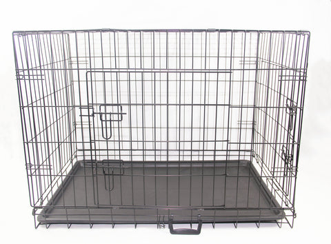 30' Portable Foldable Dog Cat Rabbit Collapsible Crate Pet Cage with Cover