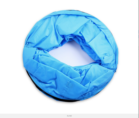 Portable Pet Dog Agility Training Exercise Cat Tunnel Chute with Carry Bag 5.5M