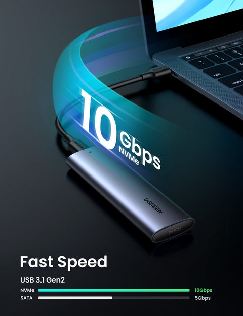 UGREEN 10902 M.2 PCIE NVMe SSD Enclosure – Terrific Buys