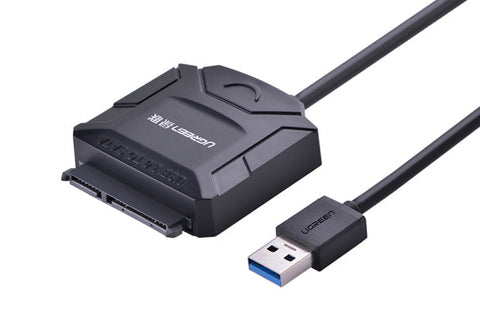 UGREEN USB 3.0 to SATA Converter cable with 12V 2A power adapter