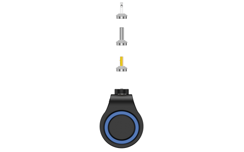 CHOETECH B660-BK 3000mAh Mini Power Bank with 3 Magnetic Connectors (Black)