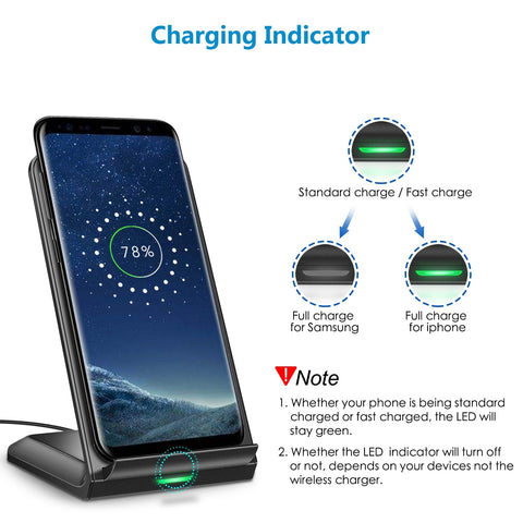CHOETECH T524S 10W/7.5W Fast Wireless Charging Stand