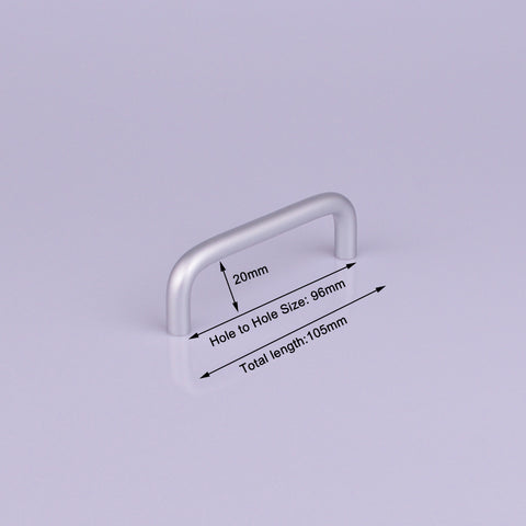 Aluminium Kitchen Cabinet Handles Drawer Bar Handle Pull 96mm