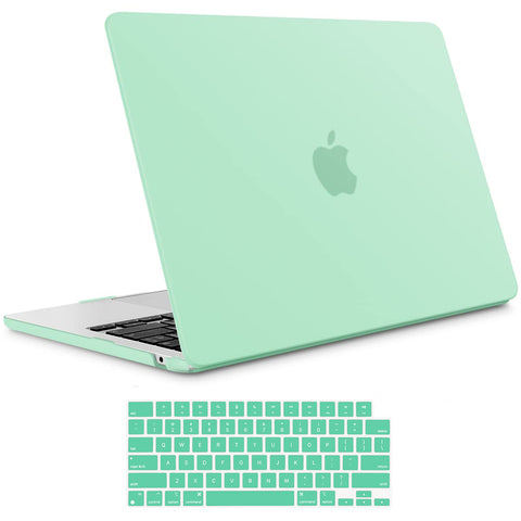 Suitable for  2023 2022 MacBook Air 13 inch case M2 Model A2681 Hard Shell Case Keyboard Cover Green