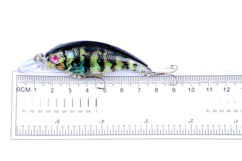 4x 7.5cm Popper Crank Bait Fishing Lure Lures Surface Tackle Saltwater
