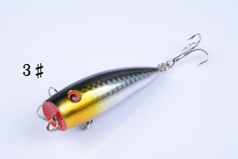 5X 7cm Popper Poppers Fishing Lure Lures Surface Tackle Fresh Saltwater