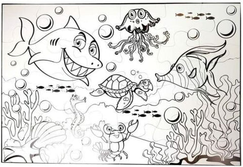 Sea World Painting Puzzle 24 Pieces