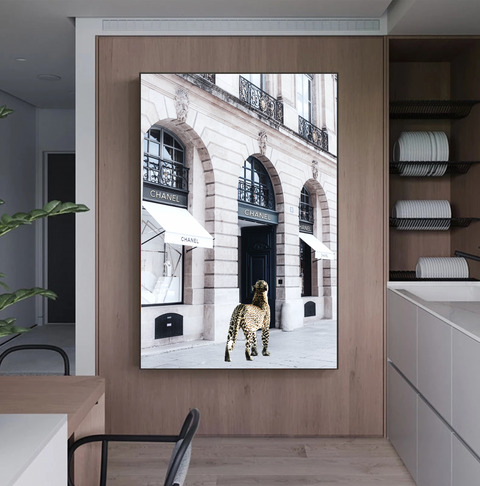 Interior Ave - Catwalk - Framed Artwork