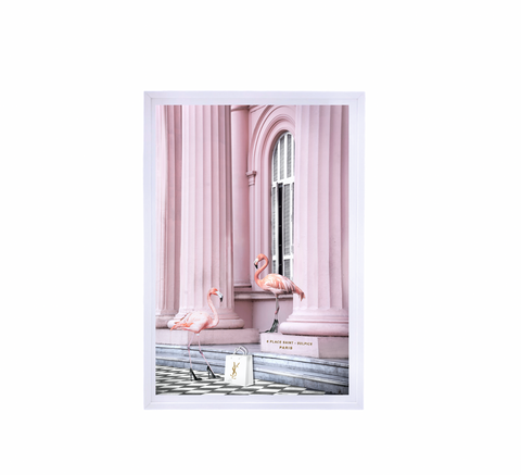 Interior Ave - Saint Pink - Framed Artwork
