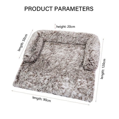 PawFriends Pet Sofa Bed Dog Calming Sofa Cover Protector Cushion Plush Mat XL